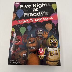 FUNKO FIVE NIGHTS AT FREDDY'S SURVIVE TIL 6AM GAME BOARDGAME FREDDY FAZBEAR